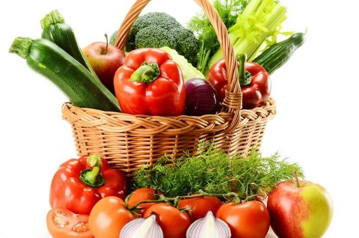 Zöldségkosár a diétához 6 szirom